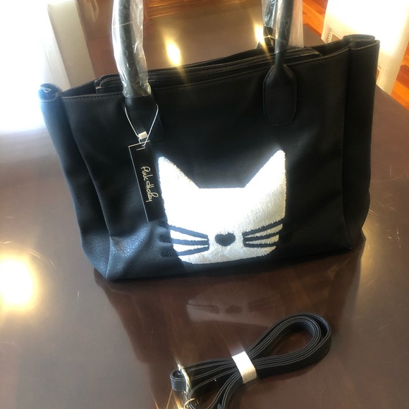 CAT LARGE TOTE BAG IN BLACK - Picture 5 of 7